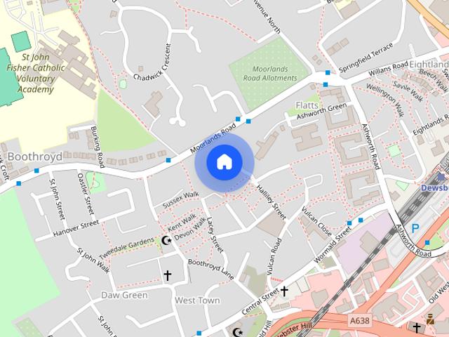 Townhouse for rent in Dewsbury, West Yorkshire