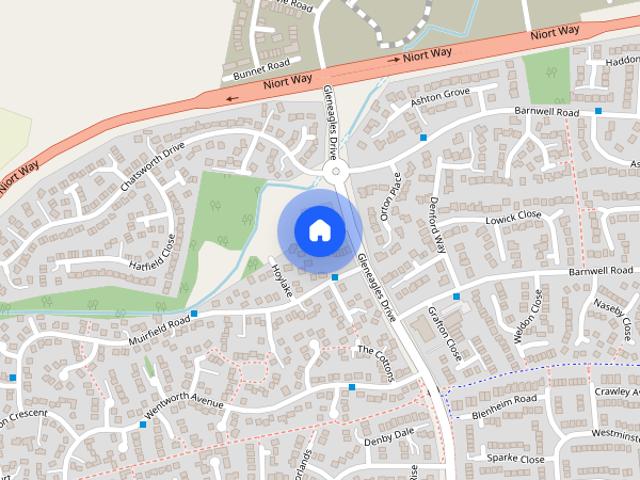 Townhouse for rent in Glenvale Park, Wellingborough