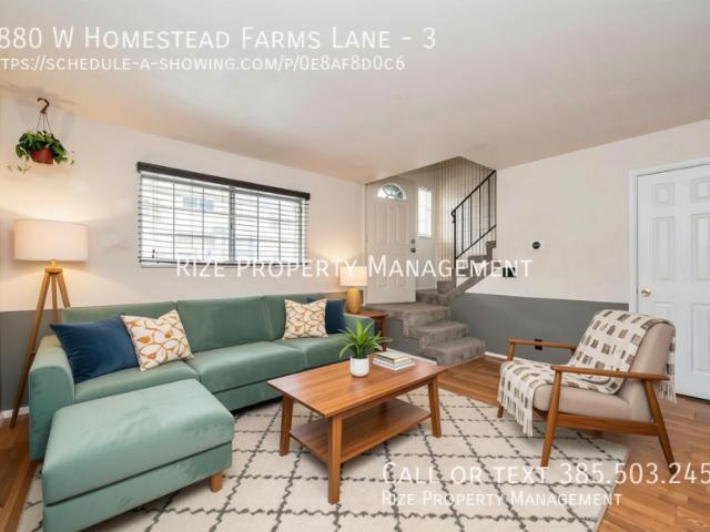 Townhouse for rent in Homestead Farms, West Valley City