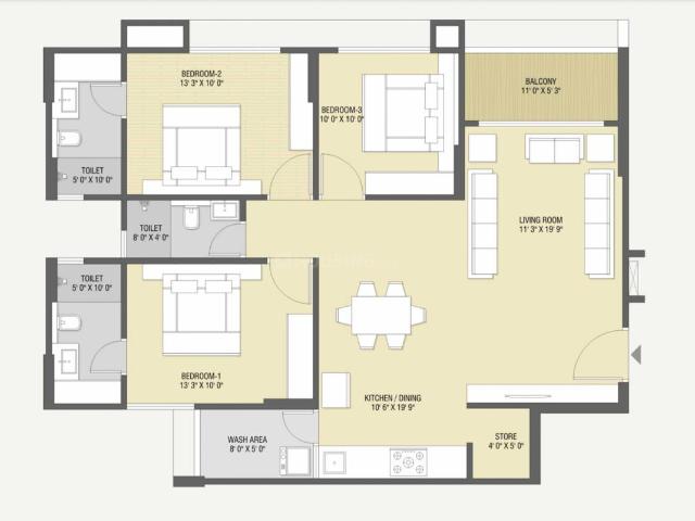 Flat for rent in Adalaj, Gujarat