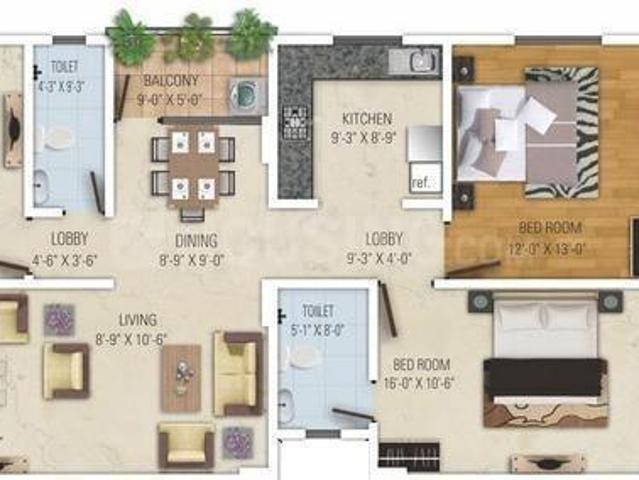 Flat for rent in Pink City, Jetpur