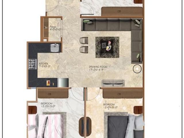 Flat for sale in Deri