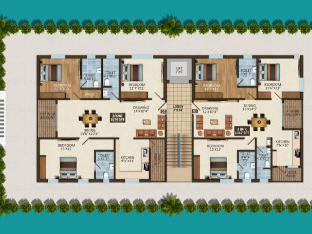 Flat for sale in Gandhi Nagar, Hyderabad