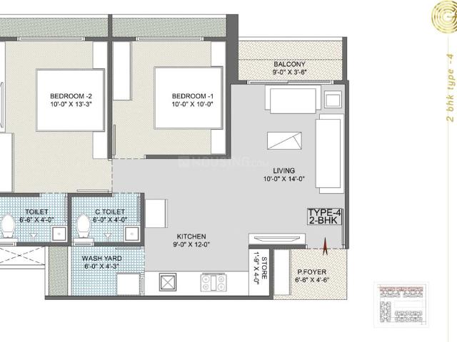 Flat for sale in Gota, Gujarat