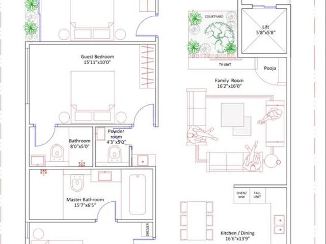 Flat for sale in Bangalore East, Cox Town - Bangalore