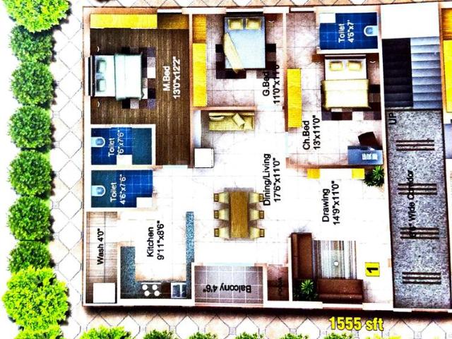 Flat for sale in Haidarabad, Telangana