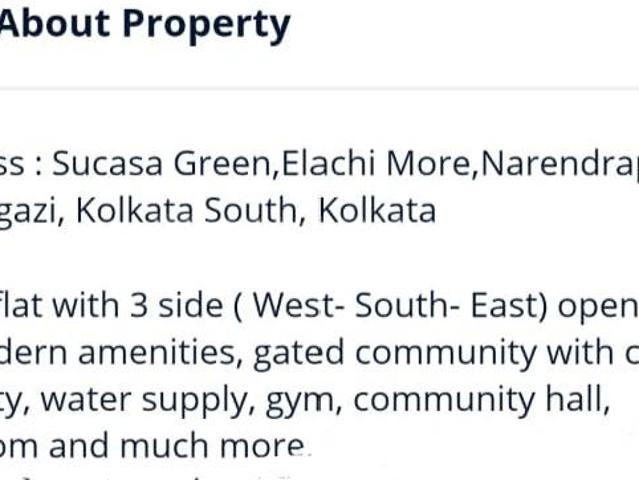 Flat for rent in South 24 Parganas, Sonarpur