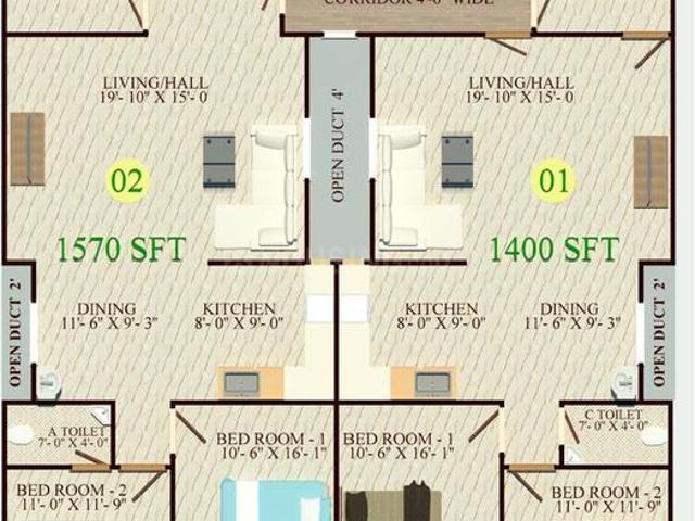Flat for sale in Haidarabad, Telangana