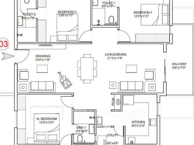 Flat for sale in Anvita Preston Villas, Kollur