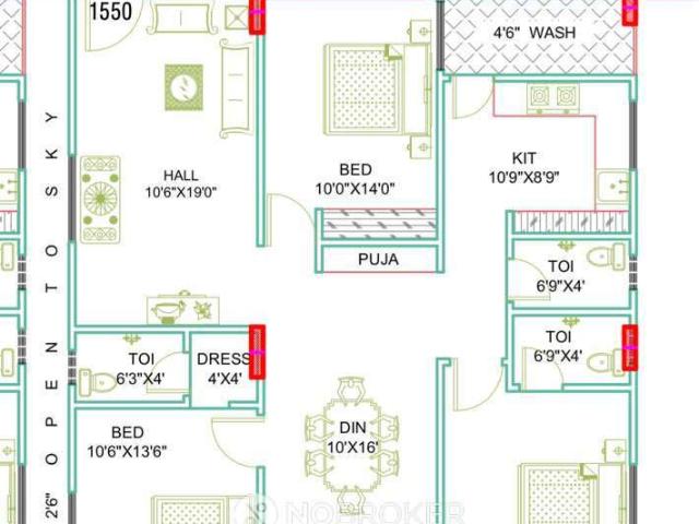 Flat for rent in Ranga Reddy, Haidarabad