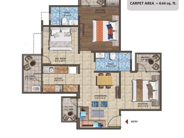 Flat for rent in North East Delhi, Vasundhara - Delhi