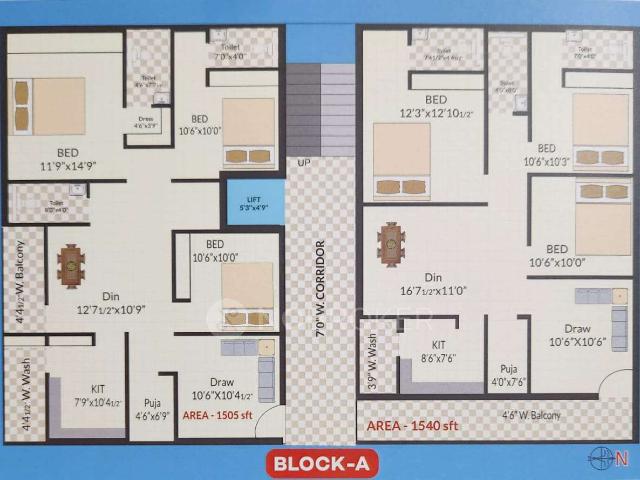 Flat for sale in Somajiguda, Haidarabad