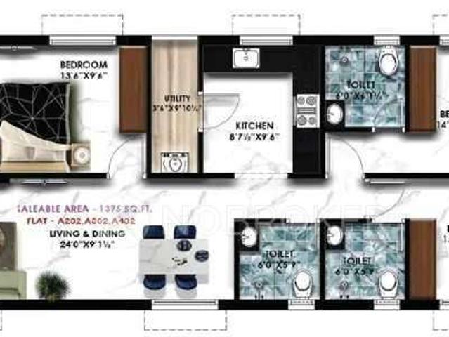 Flat for sale in Adyar, Tamil Nadu