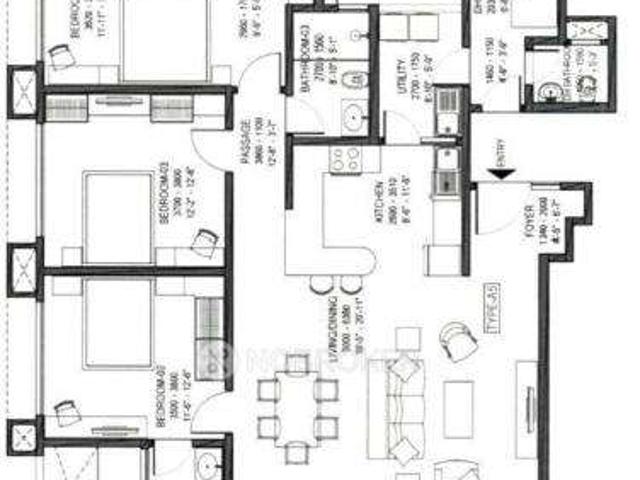 Flat for sale in Bangalore South, Cox Town - Bangalore