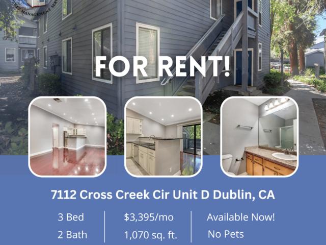 Apartment for rent in Dublin, California