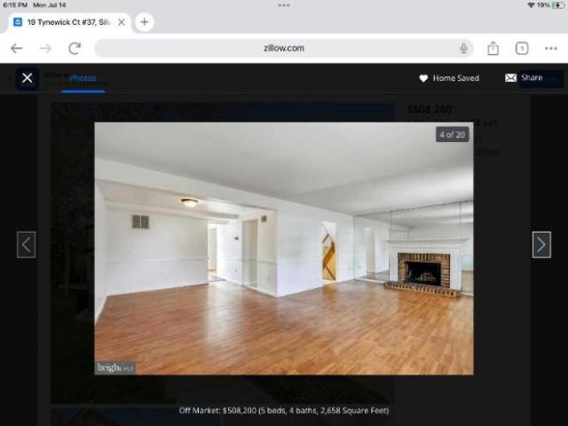 Townhouse for rent in Silver Spring