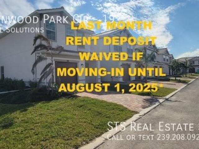 Townhouse for rent in Fort Myers