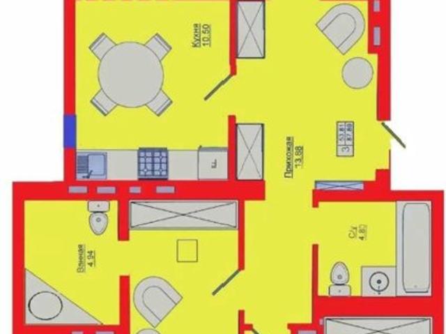 Квартира продажа в Великодолинском, Днепропетровской области