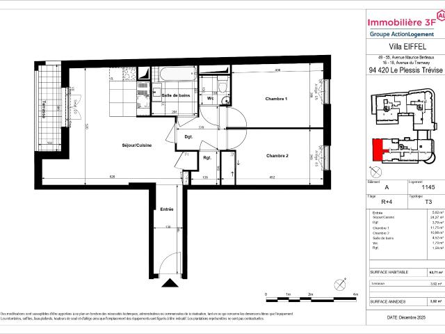 Appartement location à Créteil, Le Plessis-trévise