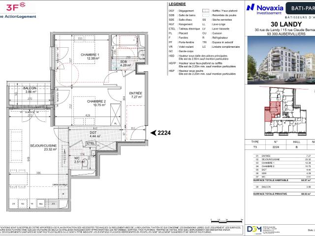 Appartement location à Saint-Denis, Aubervilliers