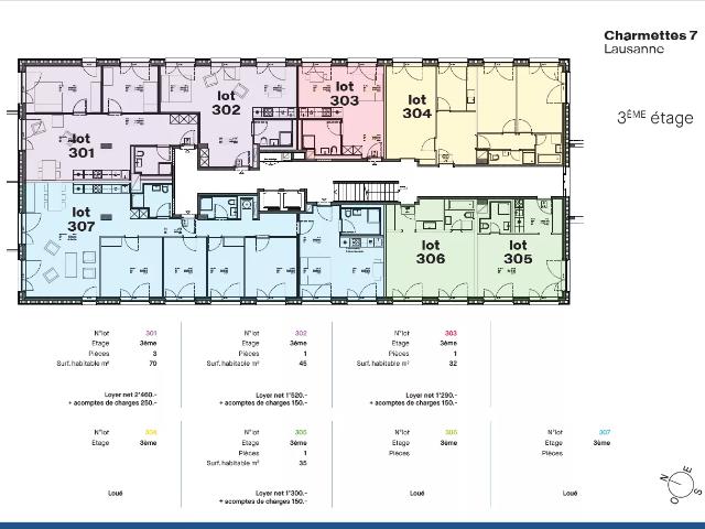Apartment mieten in Cheseaux-Lausanne, Waadt