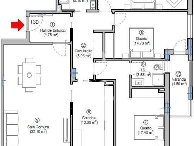 Apartamento venda em Figueira Da Foz, Coimbra
