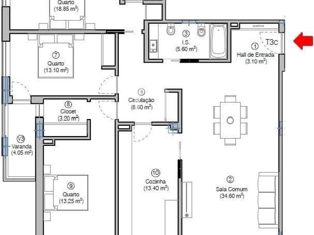 Apartamento venda em Figueira Da Foz, Coimbra
