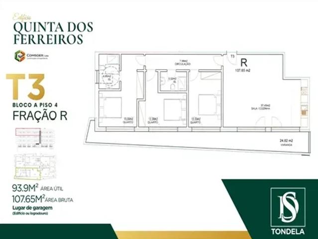 Apartamento venda em Viseu