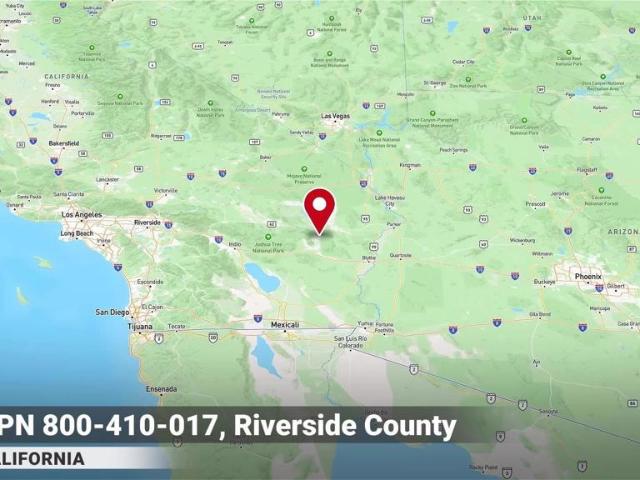 Land for sale in Blythe, California