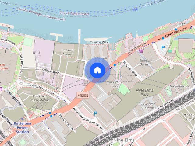 Apartment for rent in Nine Elms, Greater London