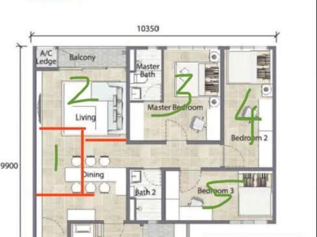 Apartment for rent in Bandar Baru Nilai, Nilai