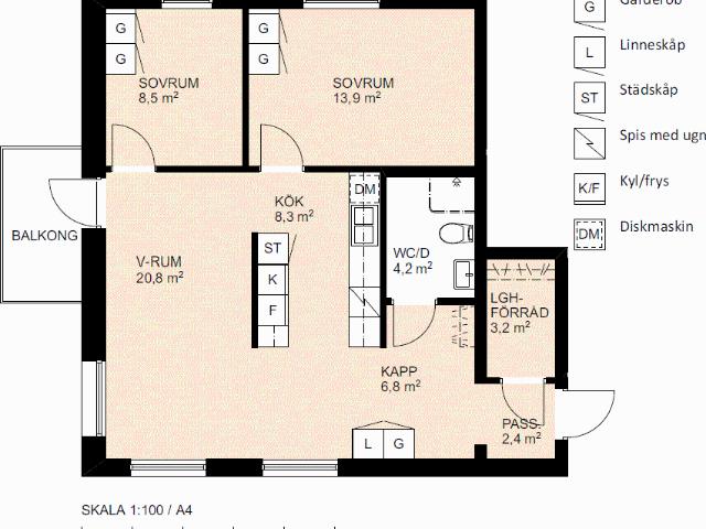 Lägenhet hyra i Luleå, Norrbotten