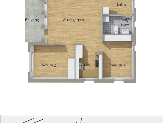 Lägenhet hyra i Munka-Ljungby, Skåne