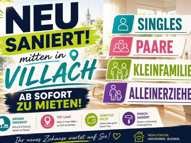 Wohnung mieten in Neufellach, Judendorf-Straßengel
