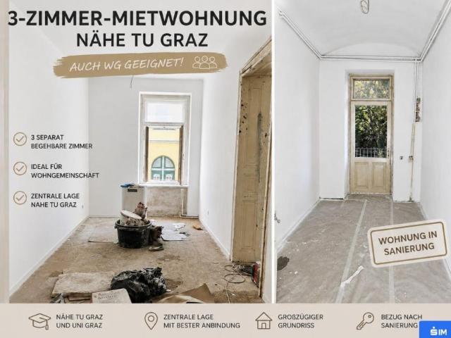 Wohnung mieten in Geidorf, Gersdorf-Feistritz