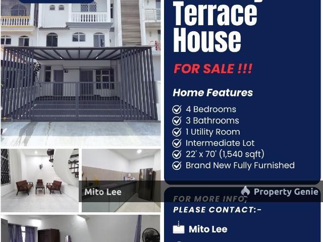 Terraced House for sale in Johore Bahru, Johor