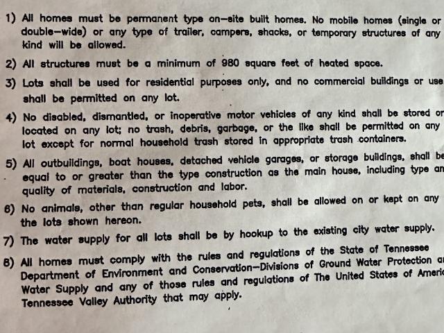 Land for sale in Tennessee