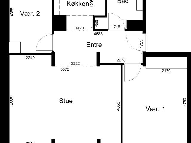 Lejlighed til leje i Skive, Århus
