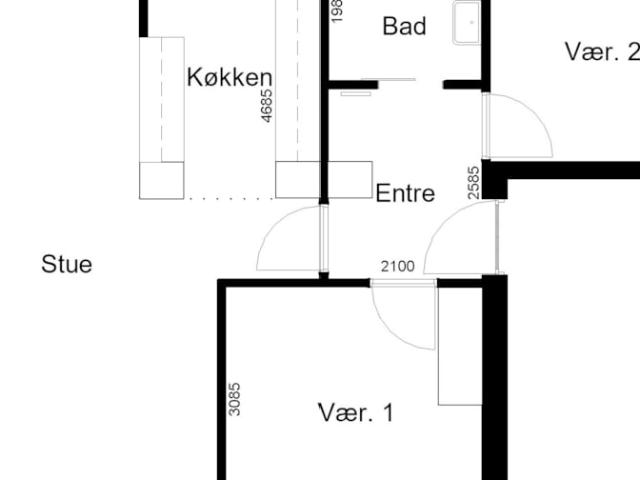 Lejlighed til leje i Skive, Århus