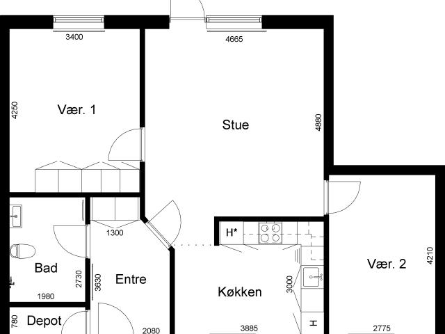 Hus til leje i Spjald, Århus