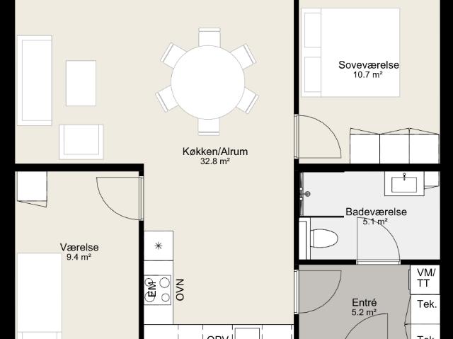 Hus til leje i Århus