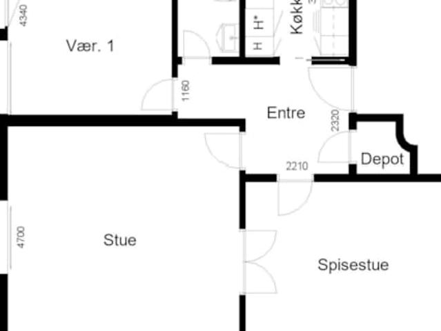 Lejlighed til leje i Tønder