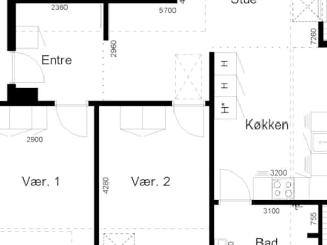 Lejlighed til leje i Aabenraa