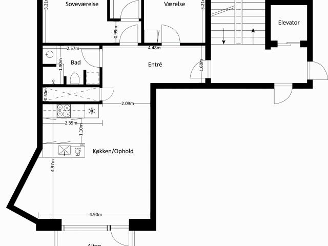 Lejlighed til leje i Odense