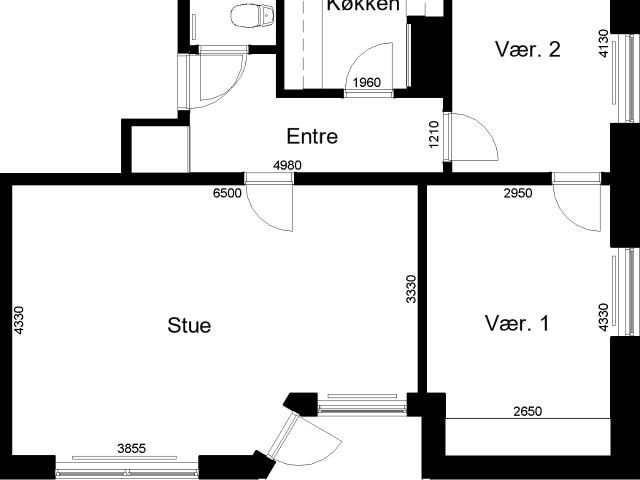 Lejlighed til leje i Roslev, Århus