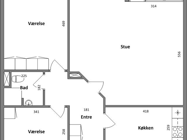Lejlighed til leje i Skjern, Ringkøbing-Skjern Kommune