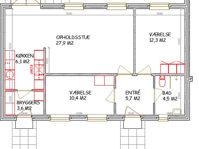 Lejlighed til leje i Tistrup, Varde