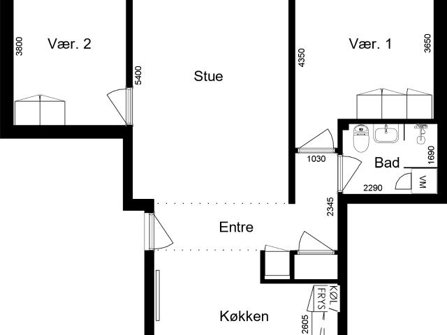 Lejlighed til leje i Vinderup, Århus