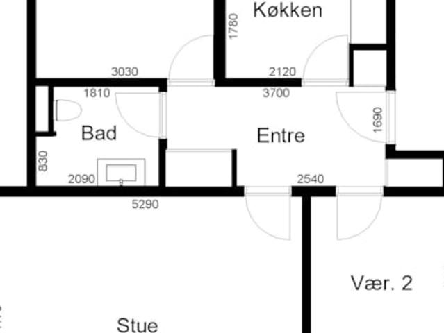 Lejlighed til leje i Skjern, Århus