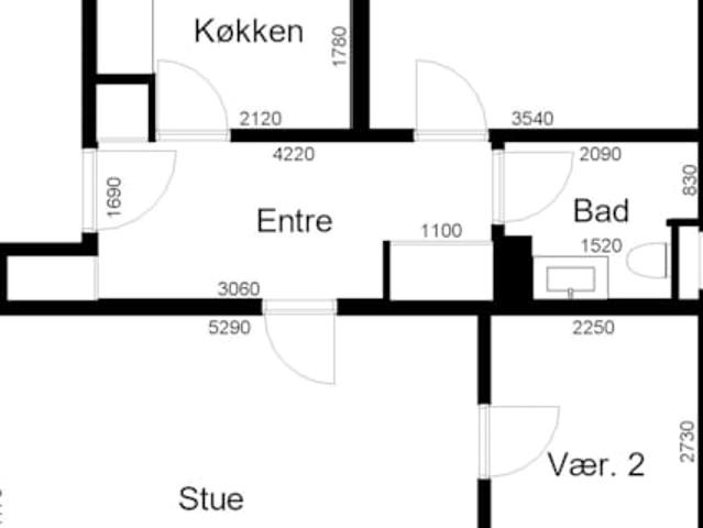 Lejlighed til leje i Skjern, Århus